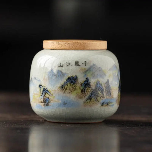 Boite à thé Chinoise en Céramique
