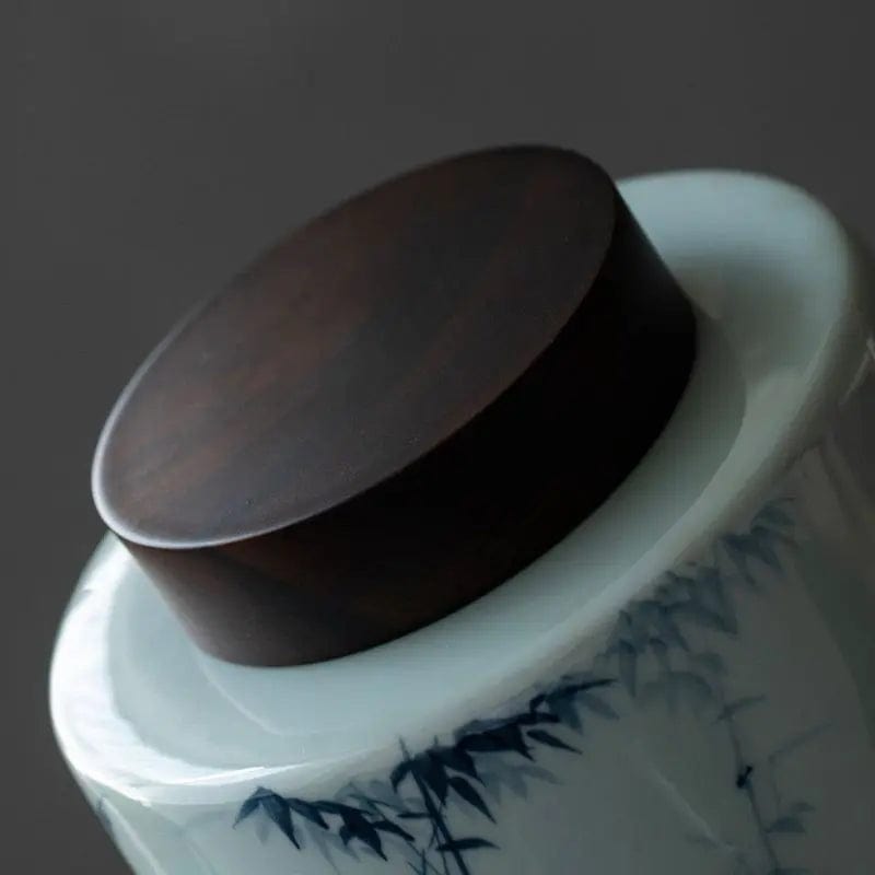 Boite à Thé ronde haut de gamme en céramique de 1000ml