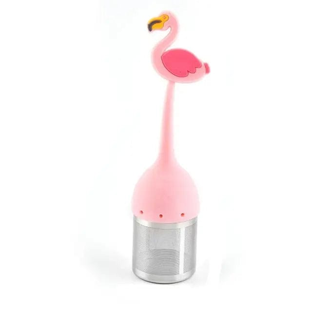 Infuseur à Thé en Silicone Flamant Rose