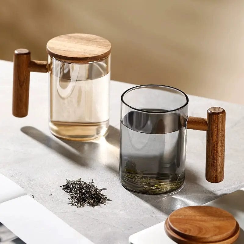 Mug à thé bois d'acacia 400ml
