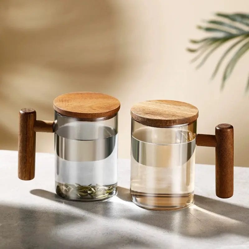 Mug à thé bois d'acacia 400ml