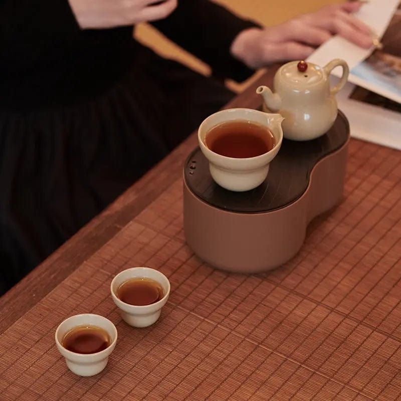 Petit Service à Thé Chinois en Céramique