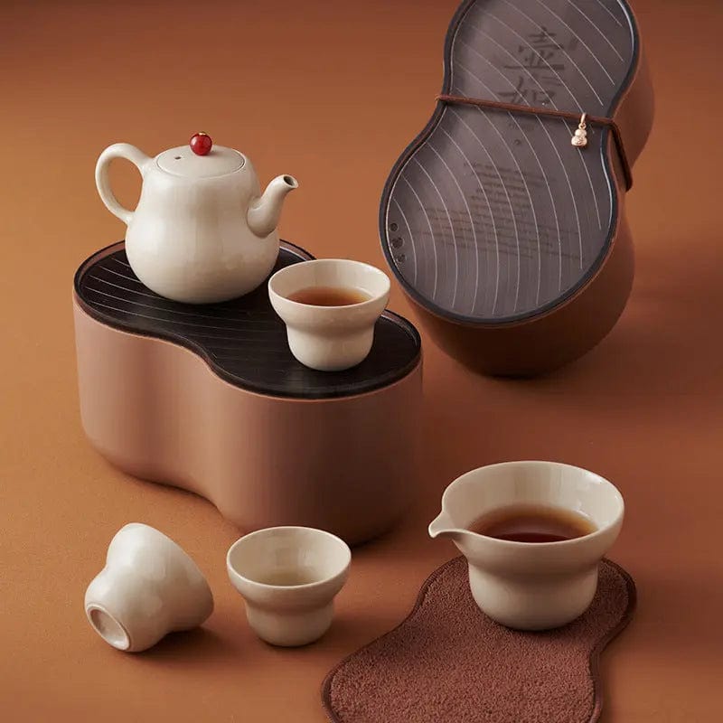 Petit Service à Thé Chinois en Céramique