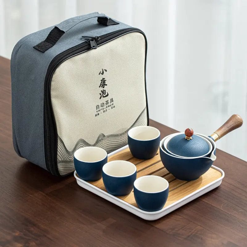 Service à thé Chinois Transportable en Céramique