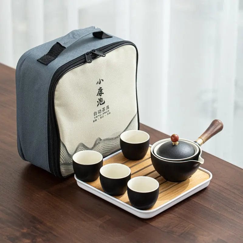 Service à thé Chinois Transportable en Céramique