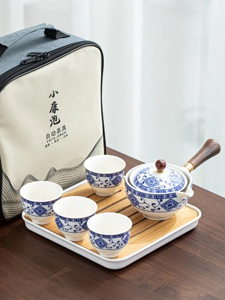Service à thé Chinois Transportable en Céramique