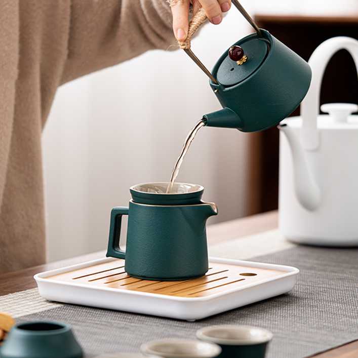 Service à thé Japonais de Voyage en Céramique