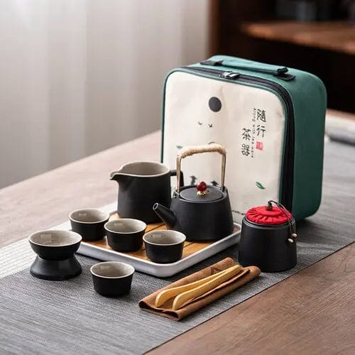 Service à thé Japonais de Voyage en Céramique