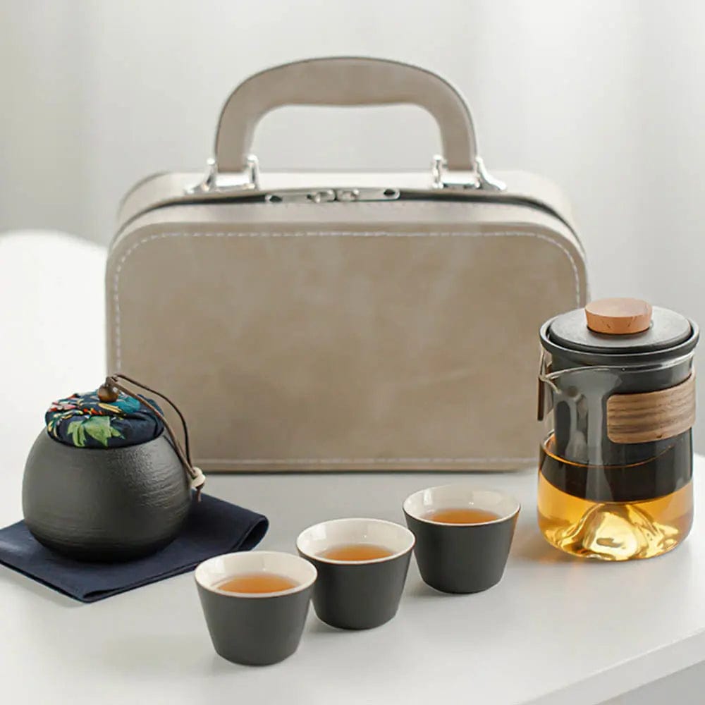Service à thé Japonais Portable en Céramique 250ml