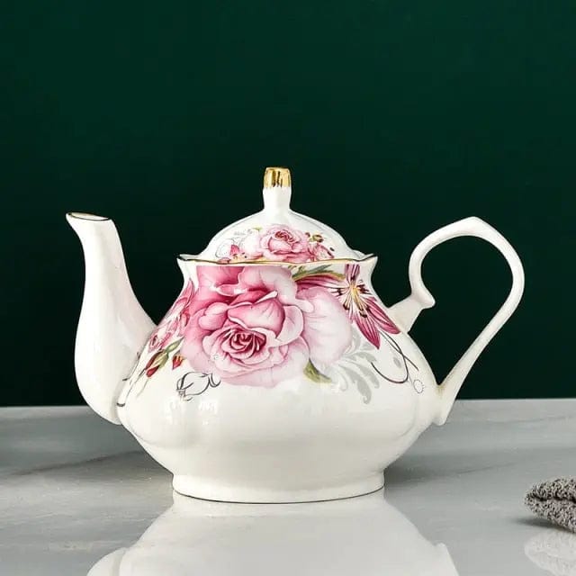 Théière Anglaise en Porcelaine Blanche 400ML