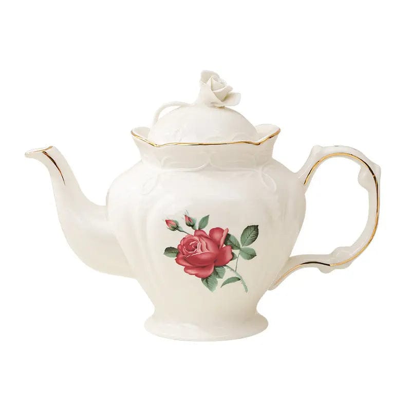 Théière Anglaise en Porcelaine Unique 1L