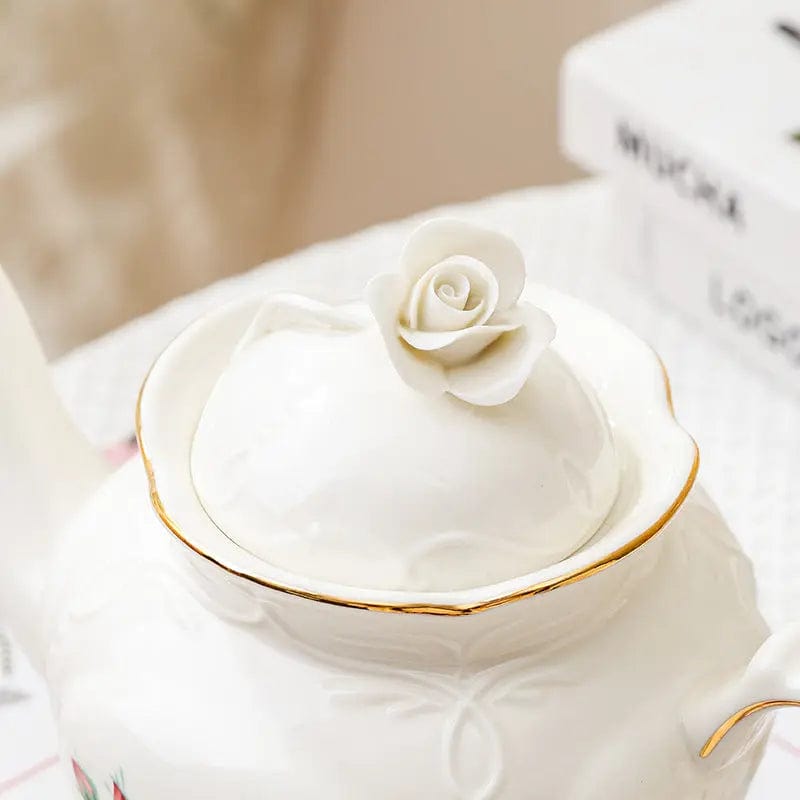 Théière Anglaise en Porcelaine Unique 1L