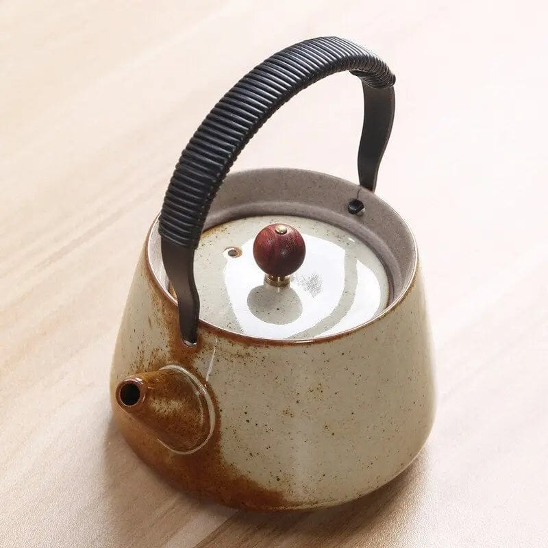 Théière Chinoise en Porcelaine Beige 300ML