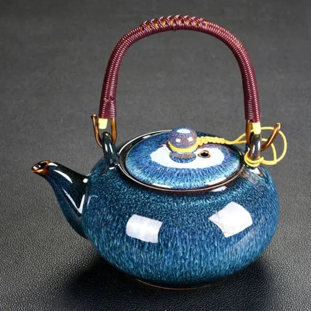 Théière Chinoise en Porcelaine Exquise Ronde 700ML