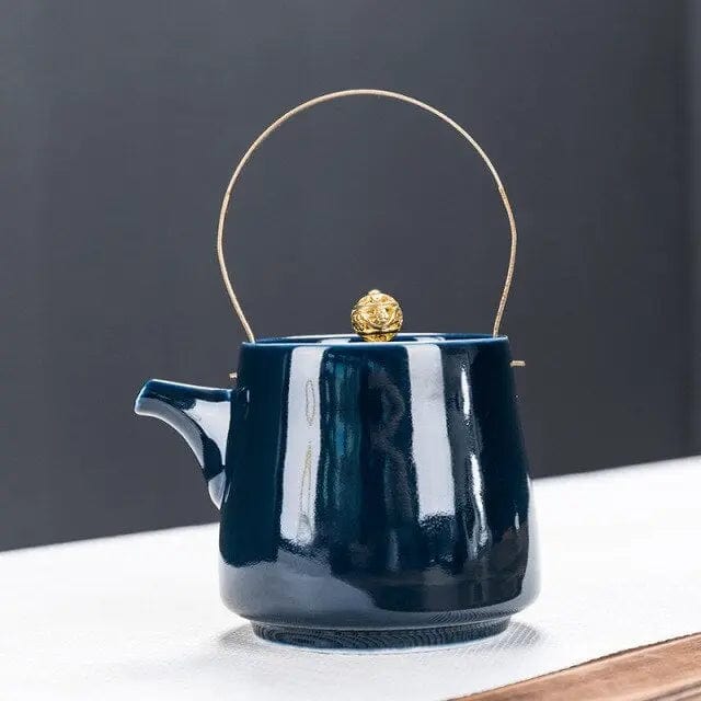 Théière Chinoise Haute en Porcelaine 300ML