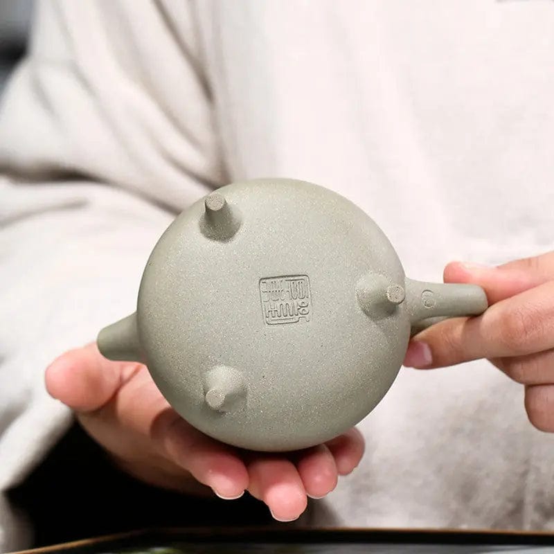 Théière Chinoise Yixing Verte Claire en Argile 200ML