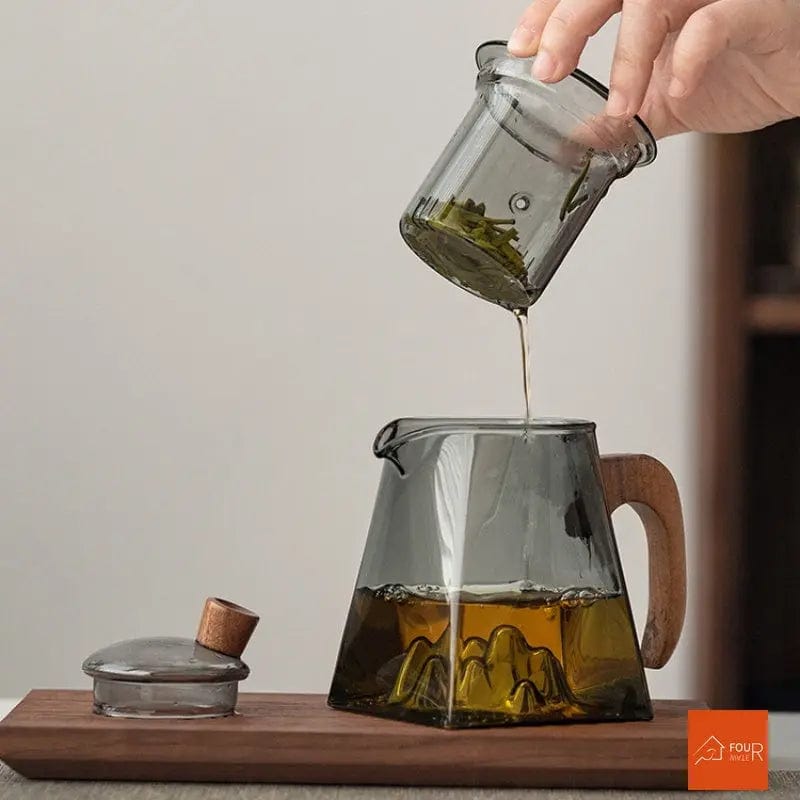 Théière Design Scandinave en Verre 400ml