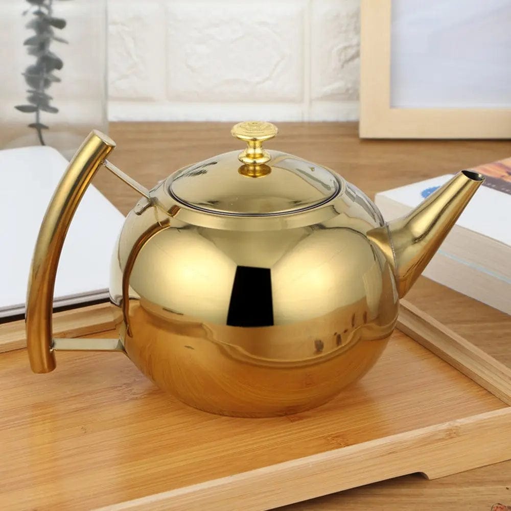 Théière en Acier Ronde 1.5L - 2L