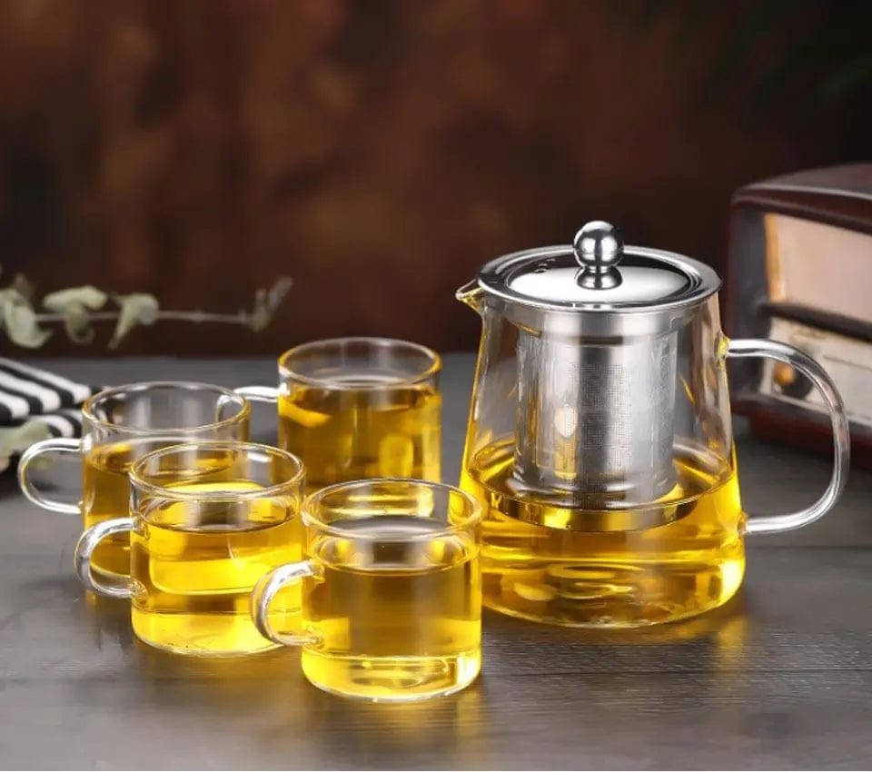 Théière en Verre avec Infuseur 450ML - 1.3L