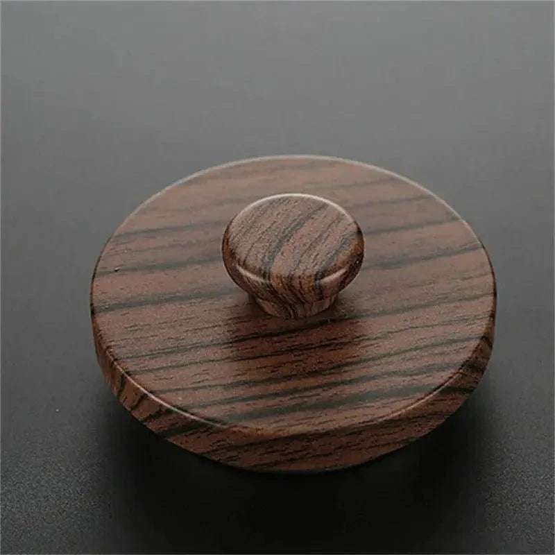 Théière en Verre et Bois Grise Transparente 900ml