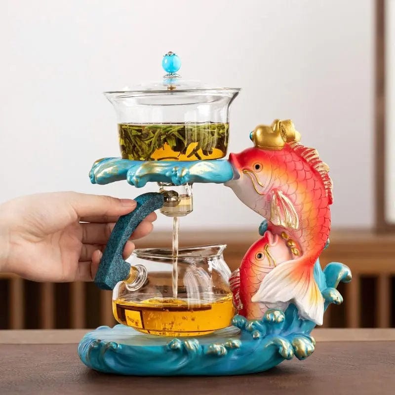 Théière en Verre Poissons Originale 400ML