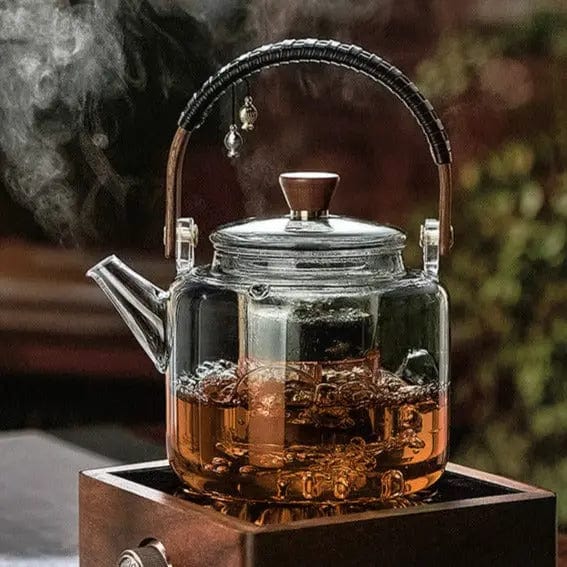 Théière en Verre Retro Design 1L