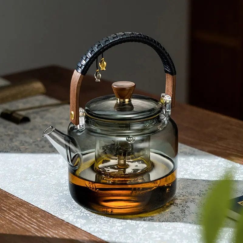 Théière en Verre Retro Design 1L