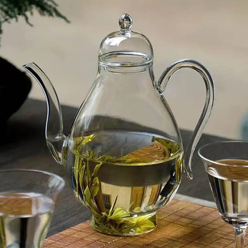 Théière en Verre Simple en forme de poire 700ml