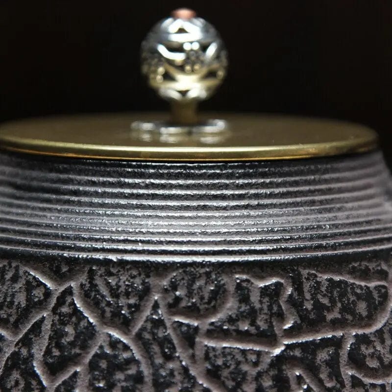 Théière Japonaise Ancienne en Fonte 1.3L