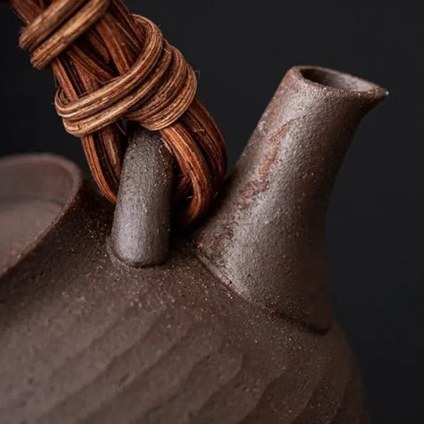 Théière Japonaise Antique en Poterie 200ml