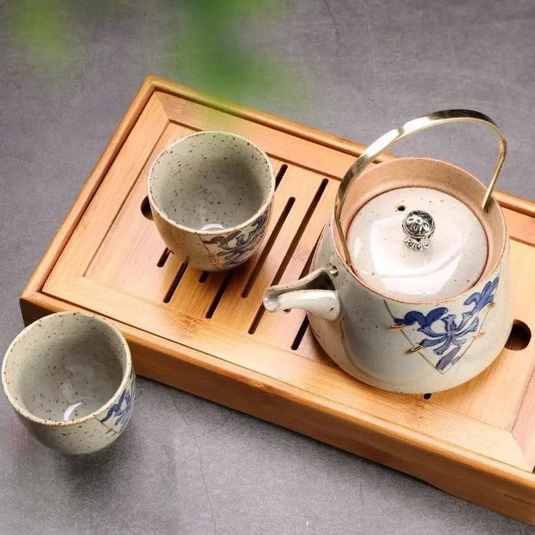 Théière Japonaise en Céramique Design Beige 210ML