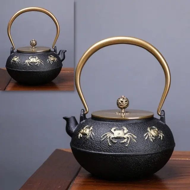 Théière Japonaise en Fonte Crabes 1.2L