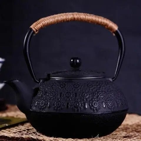 Théière Japonaise en Fonte Fleurs 800ML