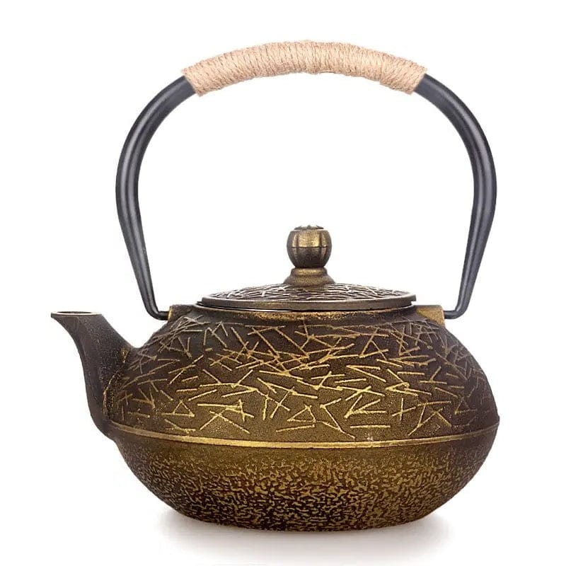 Théière Japonaise en Fonte Motifs à Traits 900ml