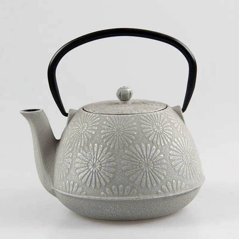 Théière Japonaise en Fonte Motifs Tournesols 1.2L