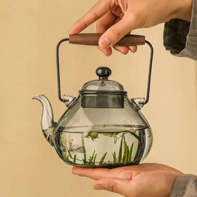 Théière Japonaise en Verre Forme Poire 1L
