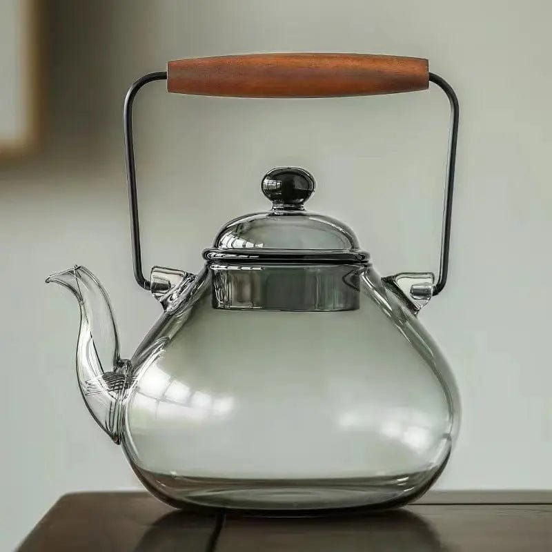 Théière Japonaise en Verre Forme Poire 1L