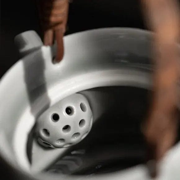 Théière Japonaise Haute en Porcelaine Grise 200ML