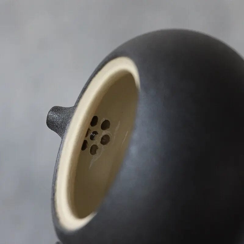 Théière Japonaise Kyusu en Céramique Noire 150ML