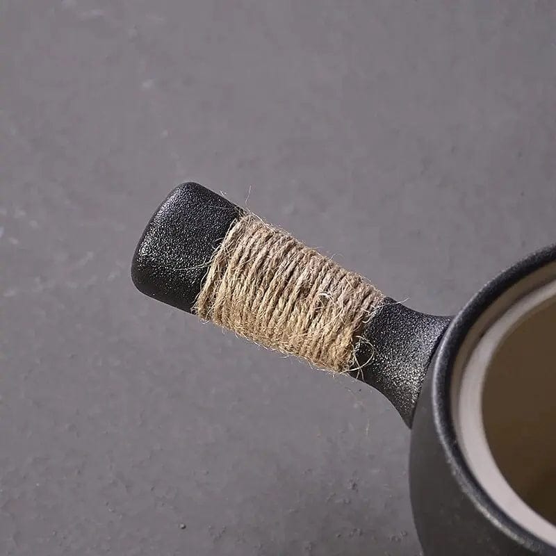 Théière Japonaise Kyusu en Céramique Noire 500ML