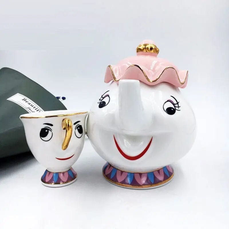Théière La Belle et la Bête en Porcelaine 500ML