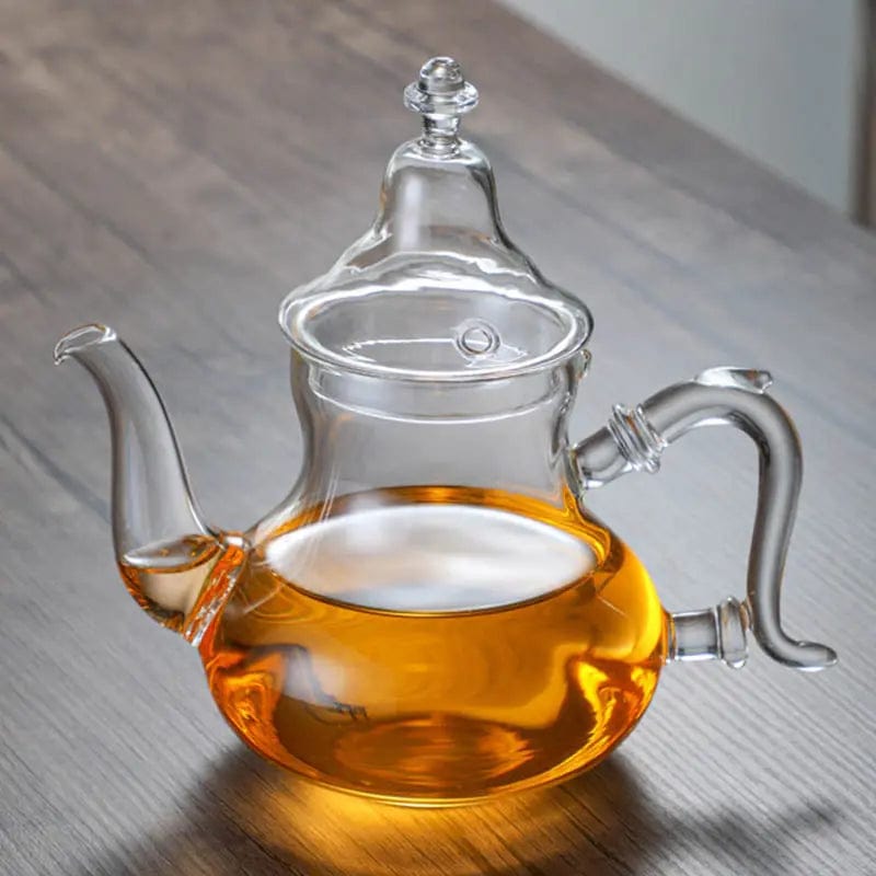 Théière Marocaine en Verre Simple 600ML - 1L