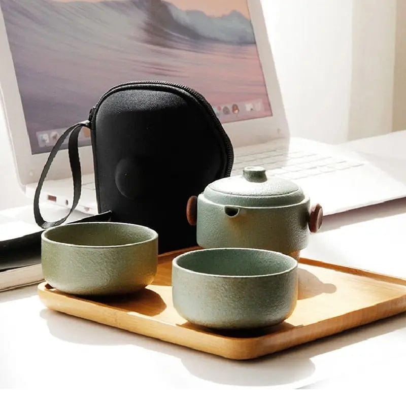 Théière Portable Japonaise en Céramique 180ML