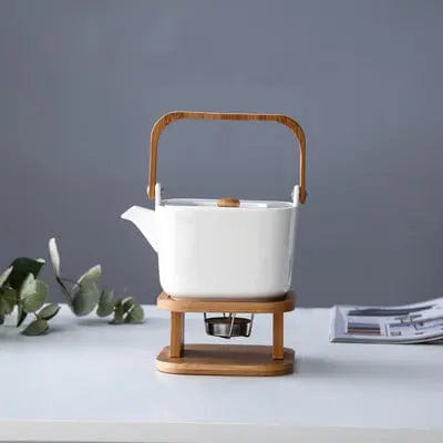 Théière Scandinave Carrée en Porcelaine 900ML
