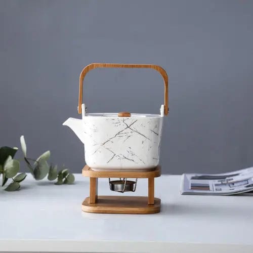 Théière Scandinave Carrée en Porcelaine 900ML