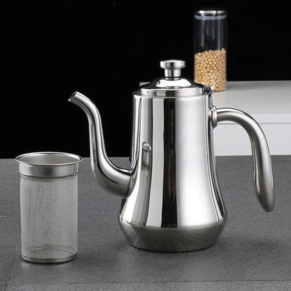 Théière Scandinave en Acier avec Infuseur 1.8L