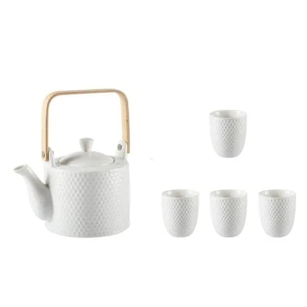 Théière Scandinave en Porcelaine Martelé 750ML