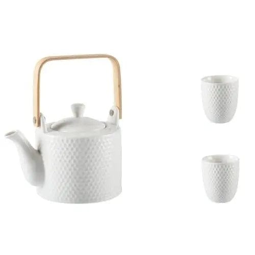 Théière Scandinave en Porcelaine Martelé 750ML